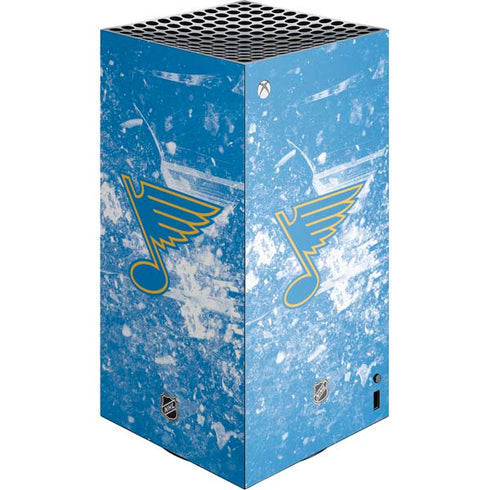 NHL St. Louis Blues Iced XBox Series X Digital Edition Console Skin